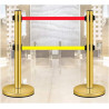 WBP016-Crowd Control Queue Barrier Post