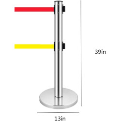 WBP016-Crowd Control Queue Barrier Post