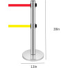 WBP016-Crowd Control Queue Barrier Post