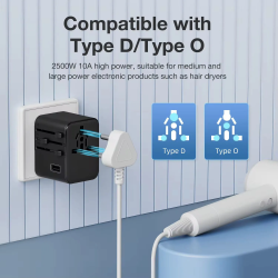WTA -01 UNIVERSAL TRAVEL ADAPTOR