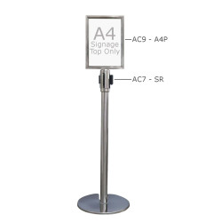 WDS03-A4 Silver Sign Holder