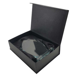 Crystal award wide flame  with box