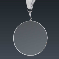 Glass medal