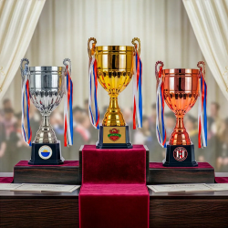 Metal Open Cup Trophies