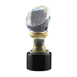 Crystal  trophy with box