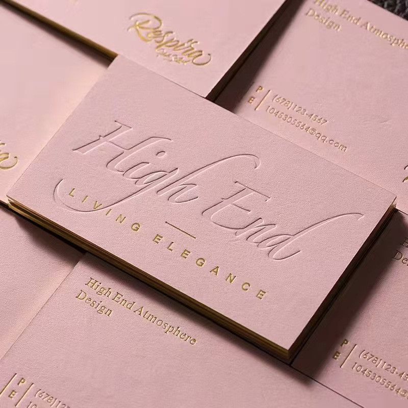Business Cards with Debossing