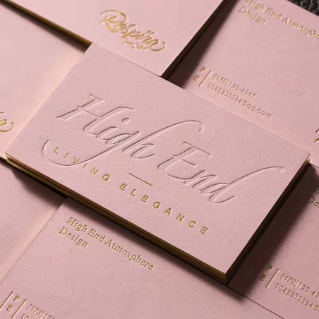 Business Cards with Debossing