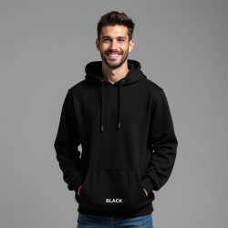 Hoodie - Men’s Plush Fleece Oversized Pullover Hoodie