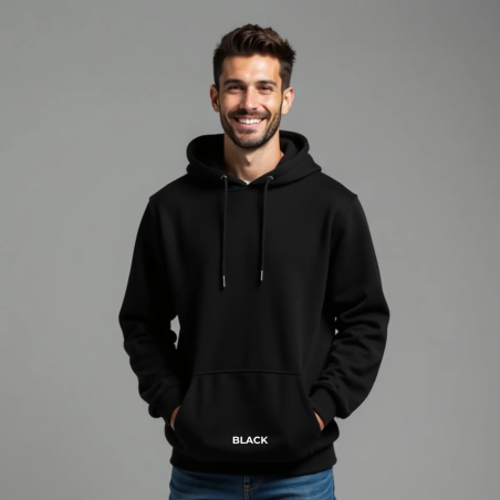 Hoodie - Men’s Plush Fleece Oversized Pullover Hoodie
