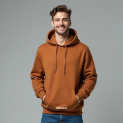 Hoodie - Men’s Plush Fleece Oversized Pullover Hoodie