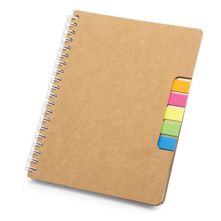 Eco Friendly Spiral Note Book with Pen & Sticky Notes