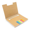 Eco Friendly Spiral Note Book with Pen & Sticky Notes