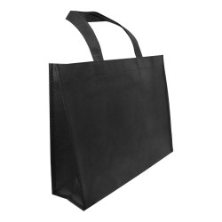 Horizontal A4 Black non woven bag