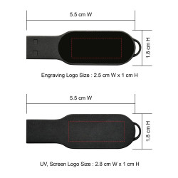 USB with light up logo