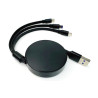 Multi Cable - 3-in-1 Retractable Fast Charging Cable