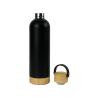 Stainless Steel Bottle with Bamboo Accents