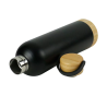 Stainless Steel Bottle with Bamboo Accents