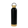 Stainless Steel Bottle with Bamboo Accents