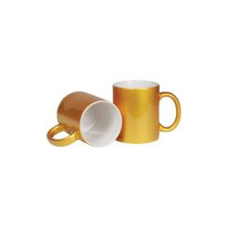 Ceramic Gold Mugs