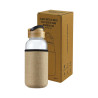 Glass Bottles with Bamboo Lid and Eco Sleeve