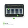 Vintage Design Bluetooth Speaker with Radio and Solar Panel