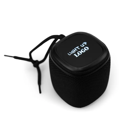 Portable Bluetooth Speakers, Light-Up Logo, Hands-Free Call with Lanyard