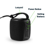 Portable Bluetooth Speakers, Light-Up Logo, Hands-Free Call with Lanyard