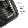 Portable Bluetooth Speakers, Light-Up Logo, Hands-Free Call with Lanyard