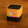 Cube Bamboo Bluetooth Speaker