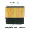 Cube Bamboo Bluetooth Speaker