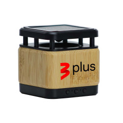 Bamboo Bluetooth Speaker with 15W Fast Wireless Charger