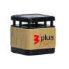 Bamboo Bluetooth Speaker with 15W Fast Wireless Charger