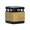 Bamboo Bluetooth Speaker with 15W Fast Wireless Charger