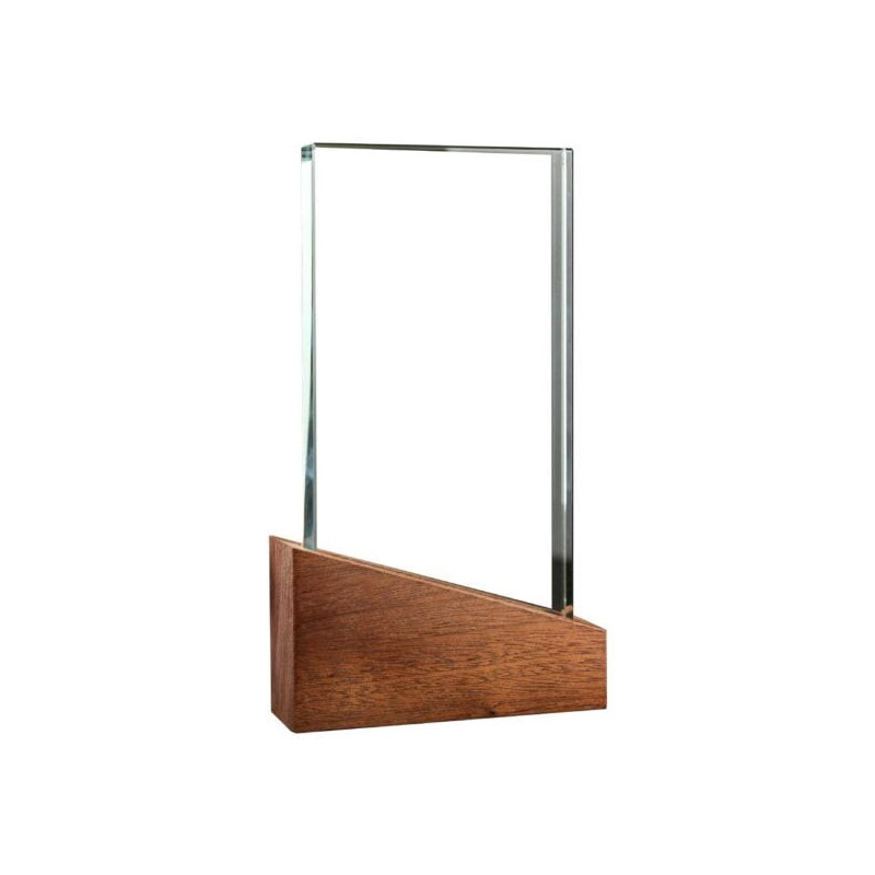 Crystal Awards with Wood