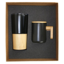 Bamboo Drinkware Gift Sets With Mug