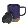 WMG 01 - CERMIC MUG WITH LID & CORK BASE