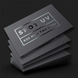 Business Cards with Spot UV