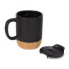 Mug with lid & cork base
